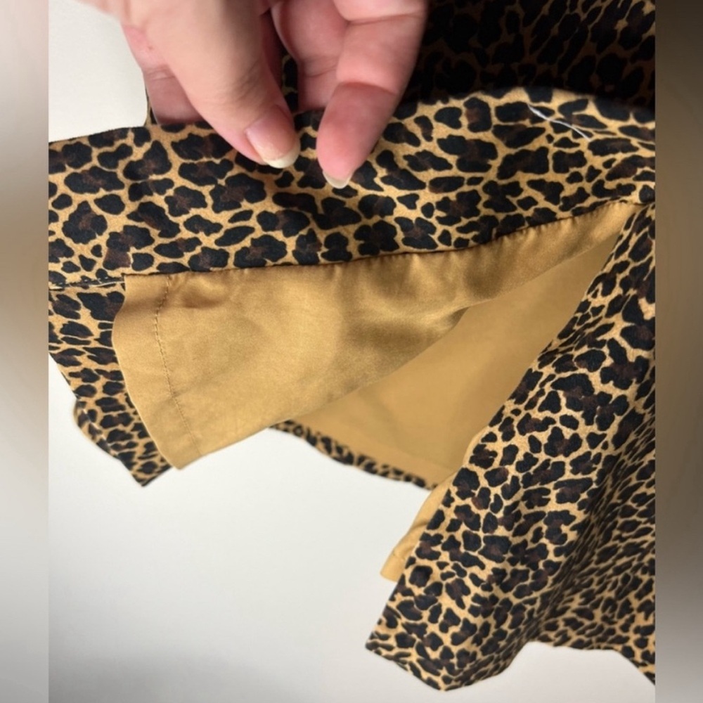 J Crew - Leopard Print Sheath Dress - Size 2 - Picture 5 of 8